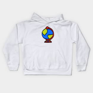 Cartoon Earth Kids Hoodie